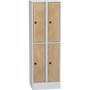 Lockers with doors made of LTD or HPL