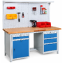 Heavy duty assembled workbenches