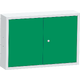Abschließbarer Schrank - 2000 mm LDS Werkbänke Dopravní zelená - RAL 6024 Světle šedá - RAL 7035