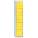 Garment Dispenser 10 Doors Žlutá dopravní - RAL 1023 Světle šedá - RAL 7035