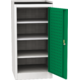 Workshop tool cupboard with framed rubber worktop Dopravní zelená - RAL 6024 Světle šedá - RAL 7035