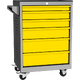 High-quality workshop tool trolley Economy series Žlutá dopravní - RAL 1023 Šedomodrá - RAL 7031