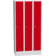 Metal locker SAS_31_A Ohnivě červená - RAL 3000 Světle šedá - RAL 7035