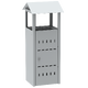 Venkovní odpadkový koš na běžný nebo recyklovaný odpad - 50 l Světle šedá - RAL 7035 Světle šedá - RAL 7035