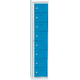 Garment Dispenser 8 Doors Světle modrá - RAL 5012 Světle šedá - RAL 7035