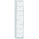 Garment Dispenser 8 Doors Světle šedá - RAL 7035 Světle šedá - RAL 7035