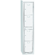 Garment Dispenser 4 Doors Světle šedá - RAL 7035 Světle šedá - RAL 7035