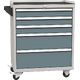 High-quality workshop tool trolley DPV series Šedomodrá - RAL 7031 Světle šedá - RAL 7035