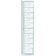 Garment Dispenser 10 Doors Světle šedá - RAL 7035 Světle šedá - RAL 7035