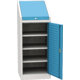 Workshop tool cupboard with an integrated writing table Světle modrá - RAL 5012 Světle šedá - RAL 7035