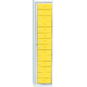 Garment Dispenser 14 Doors Žlutá dopravní - RAL 1023 Světle šedá - RAL 7035