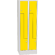 Wardrobe Z Locker 4 Doors Žlutá dopravní - RAL 1023 Světle šedá - RAL 7035