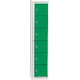 Garment Dispenser 6 Doors Dopravní zelená - RAL 6024 Světle šedá - RAL 7035