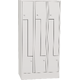 Horizontally Divided Steel Locker Světle šedá - RAL 7035 Světle šedá - RAL 7035