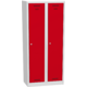 Metal locker BAS_42_A Ohnivě červená - RAL 3000 Světle šedá - RAL 7035