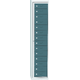 Garment Dispenser 14 Doors Šedomodrá - RAL 7031 Světle šedá - RAL 7035