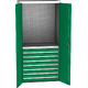 Heavy-duty SPD Universal Workshop Cabinet w/ DVB perforation, 8 drawers, 2 shelves