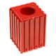 Plastové lůžko CNC s válcovou stopkou 25 mm - 7000827 