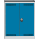 Cupboard for the storage of chemicals