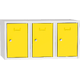 Locker top cabinet Žlutá dopravní - RAL 1023 Světle šedá - RAL 7035
