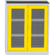Cupboard for the storage of chemicals