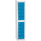 Garment Dispenser 10 Doors Světle modrá - RAL 5012 Světle šedá - RAL 7035