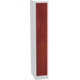 Space-saving metal “Z” locker with compact laminate doors Dekor - Třešeň Světle šedá - RAL 7035