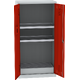Ölspeicherschrank (mit Tropfschalenregalen) Ohnivě červená - RAL 3000 Světle šedá - RAL 7035