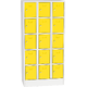 Steel Locker with Lockable Compartments Žlutá dopravní - RAL 1023 Světle šedá - RAL 7035