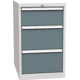 Basic container with 3 drawers Šedomodrá - RAL 7031 Světle šedá - RAL 7035