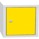 Metal Lockable Box “Cube” Žlutá dopravní - RAL 1023 Světle šedá - RAL 7035