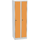 Stahlspind mit Laminattüren Oranžová - pudrová Světle šedá - RAL 7035