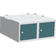 Podstavný box pod šatník Šedomodrá - RAL 7031 Světle šedá - RAL 7035