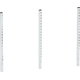 Sestava stojin nadstavbové stěny pro LDS stoly - 1065 mm 