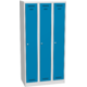 Metal locker BAS_33_A Světle modrá - RAL 5012 Světle šedá - RAL 7035
