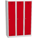 Metal locker BAS_43_A Ohnivě červená - RAL 3000 Světle šedá - RAL 7035