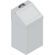 Waste bin Světle šedá - RAL 7035 Světle šedá - RAL 7035