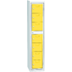 Garment Dispenser 7 Doors Žlutá dopravní - RAL 1023 Světle šedá - RAL 7035