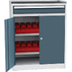Tool cabinet Šedomodrá - RAL 7031 Světle šedá - RAL 7035