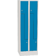 Wardrobe Z Locker 4 Doors Světle modrá - RAL 5012 Světle šedá - RAL 7035