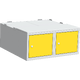 Podstavný box pod šatník Žlutá dopravní - RAL 1023 Světle šedá - RAL 7035