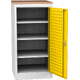Workshop tool cupboard with beech worktop Žlutá dopravní - RAL 1023 Světle šedá - RAL 7035