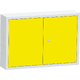 Abschließbarer Schrank - 2000 mm LDS Werkbänke Žlutá dopravní - RAL 1023 Světle šedá - RAL 7035