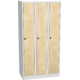 Metal locker laminate door - wood decor 180x90 Dekor - Buk Světle šedá - RAL 7035