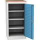 Workshop tool cupboard with beech worktop Světle modrá - RAL 5012 Světle šedá - RAL 7035