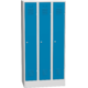 Metal locker SAS_33_T Světle modrá - RAL 5012 Světle šedá - RAL 7035