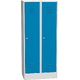 Metal locker SAS_42_A Světle modrá - RAL 5012 Světle šedá - RAL 7035