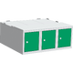 Podstavný box pod šatník Dopravní zelená - RAL 6024 Světle šedá - RAL 7035