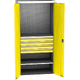 Heavy-duty SPD Universal Workshop Cabinet w/ DVB perforation, 4 drawers, 2 shelves