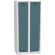 Metal locker BAS_42_A Šedomodrá - RAL 7031 Světle šedá - RAL 7035